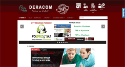 Desktop Screenshot of deracom.pl