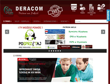 Tablet Screenshot of deracom.pl